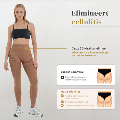 Anti Cellulitis 3D-Legging | Bruin