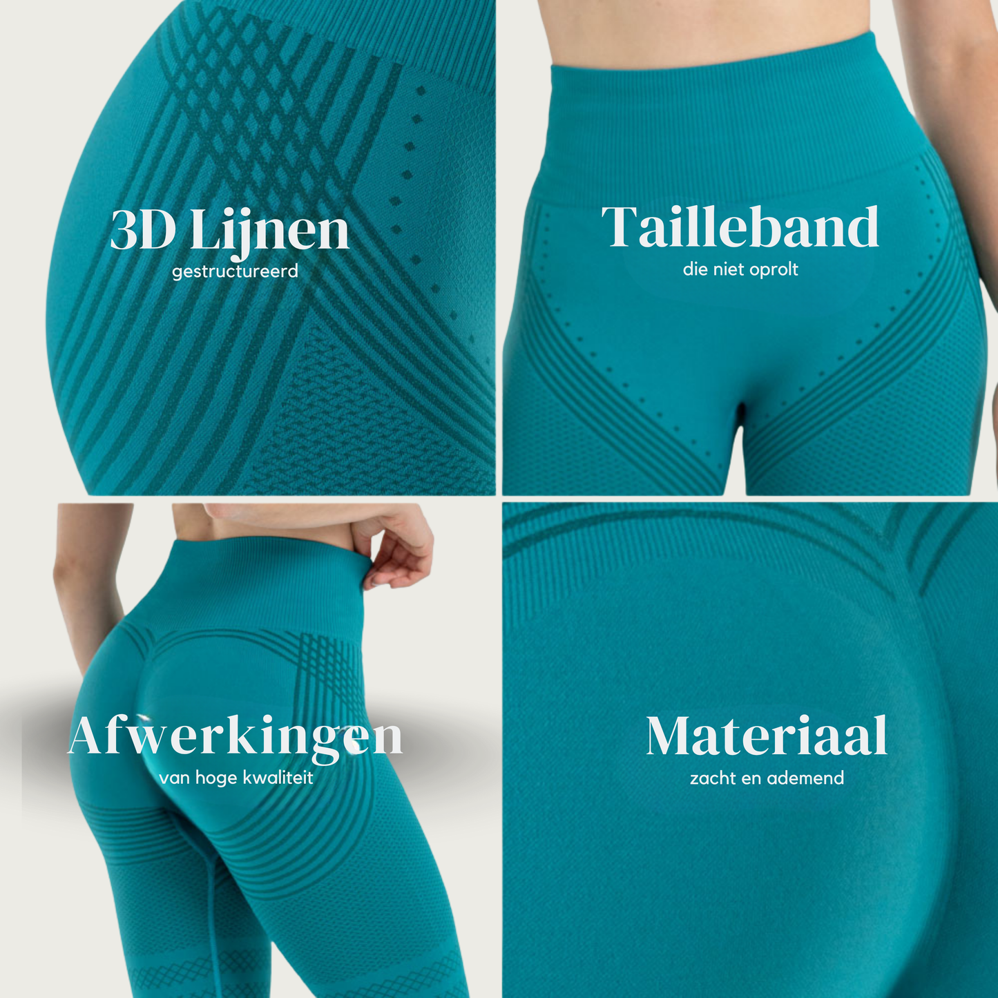 Anti Cellulitis 3D-Legging | Pauw Groen