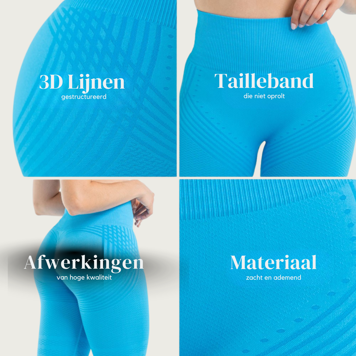 Anti Cellulitis 3D-Legging | Blauw