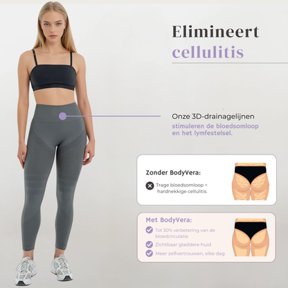 Anti Cellulitis 3D-Legging | Donker Grijs