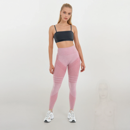 Anti Cellulitis 3D-Legging | Pastel Roze