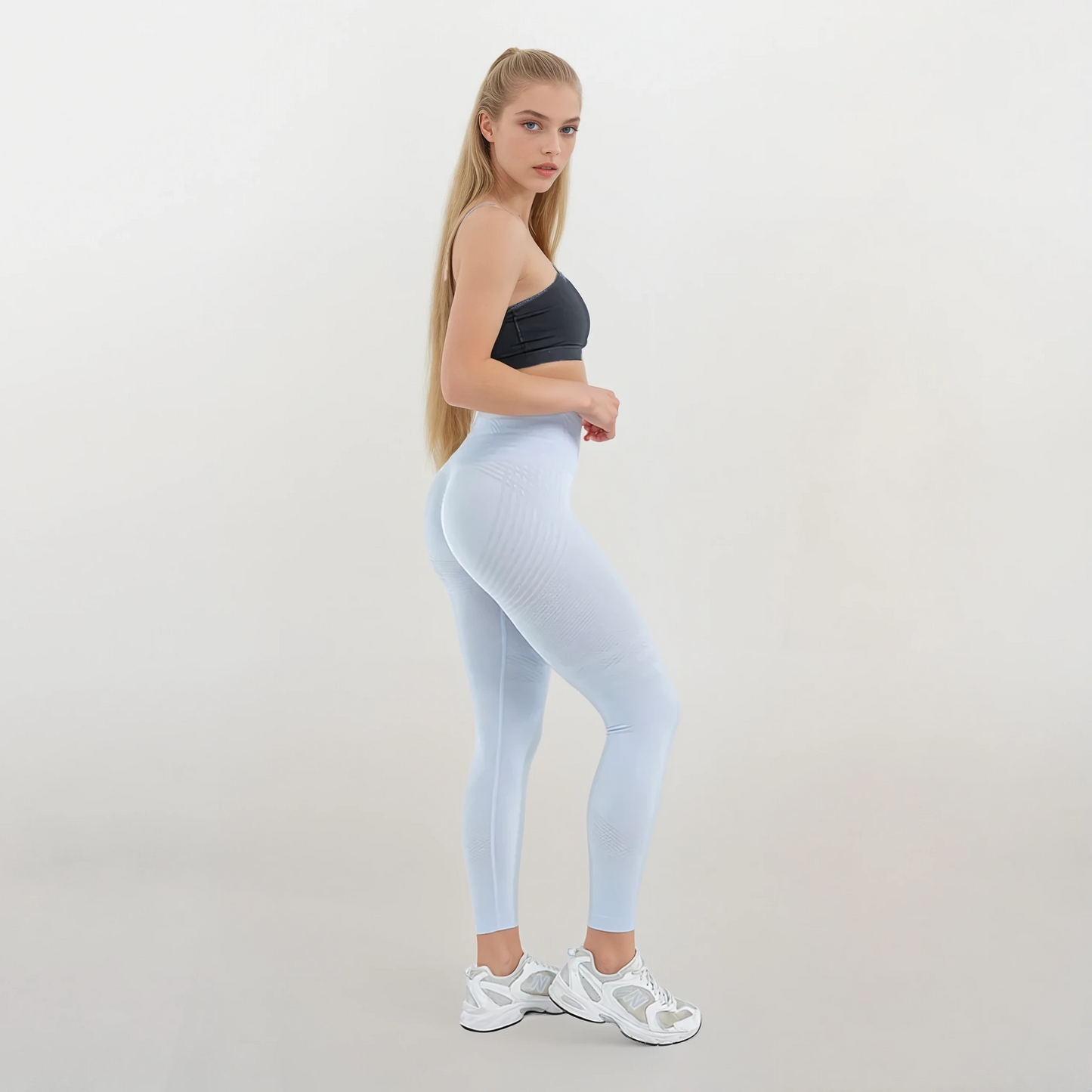 Anti Cellulitis 3D-Legging | Licht Blauw