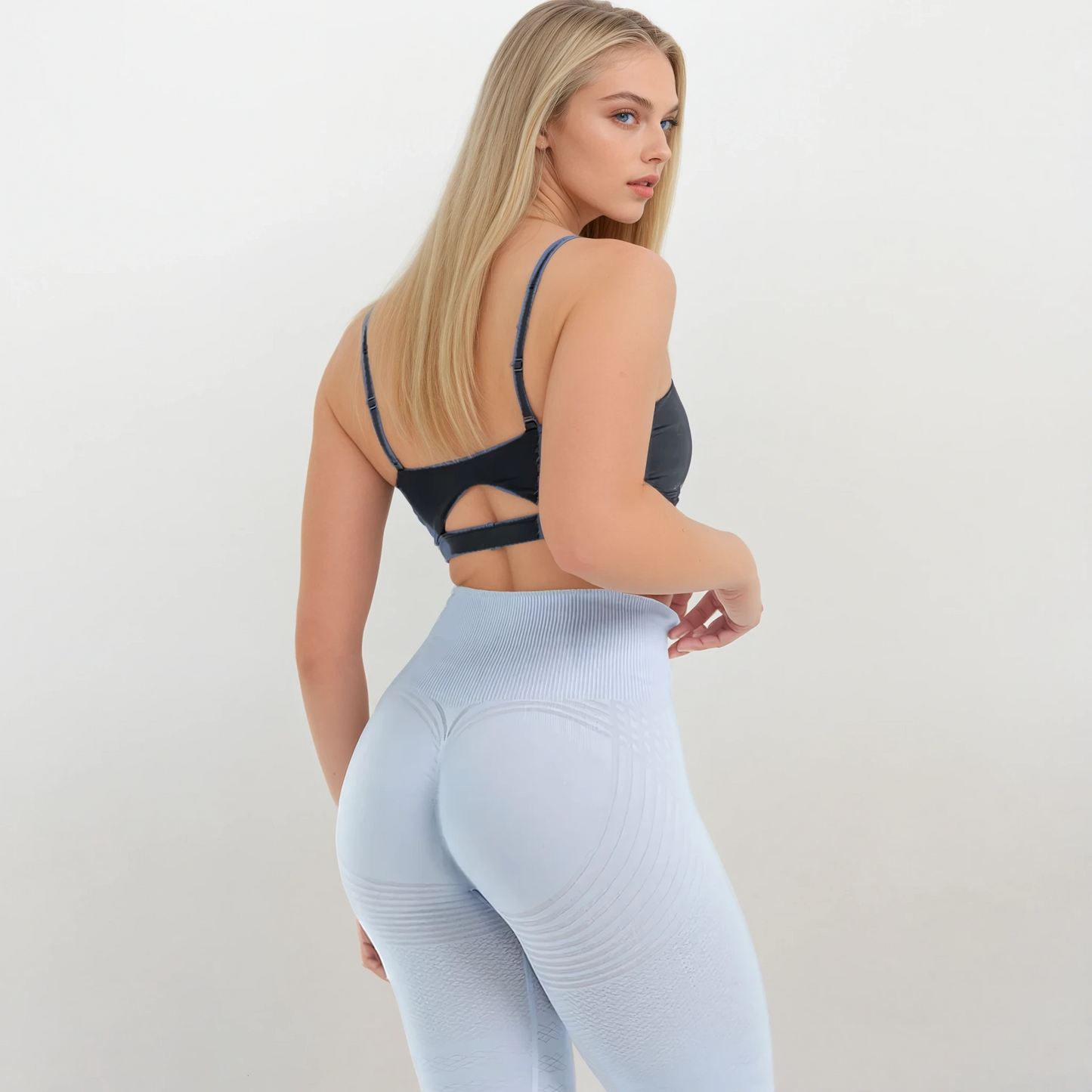 Anti Cellulitis 3D-Legging | Licht Blauw