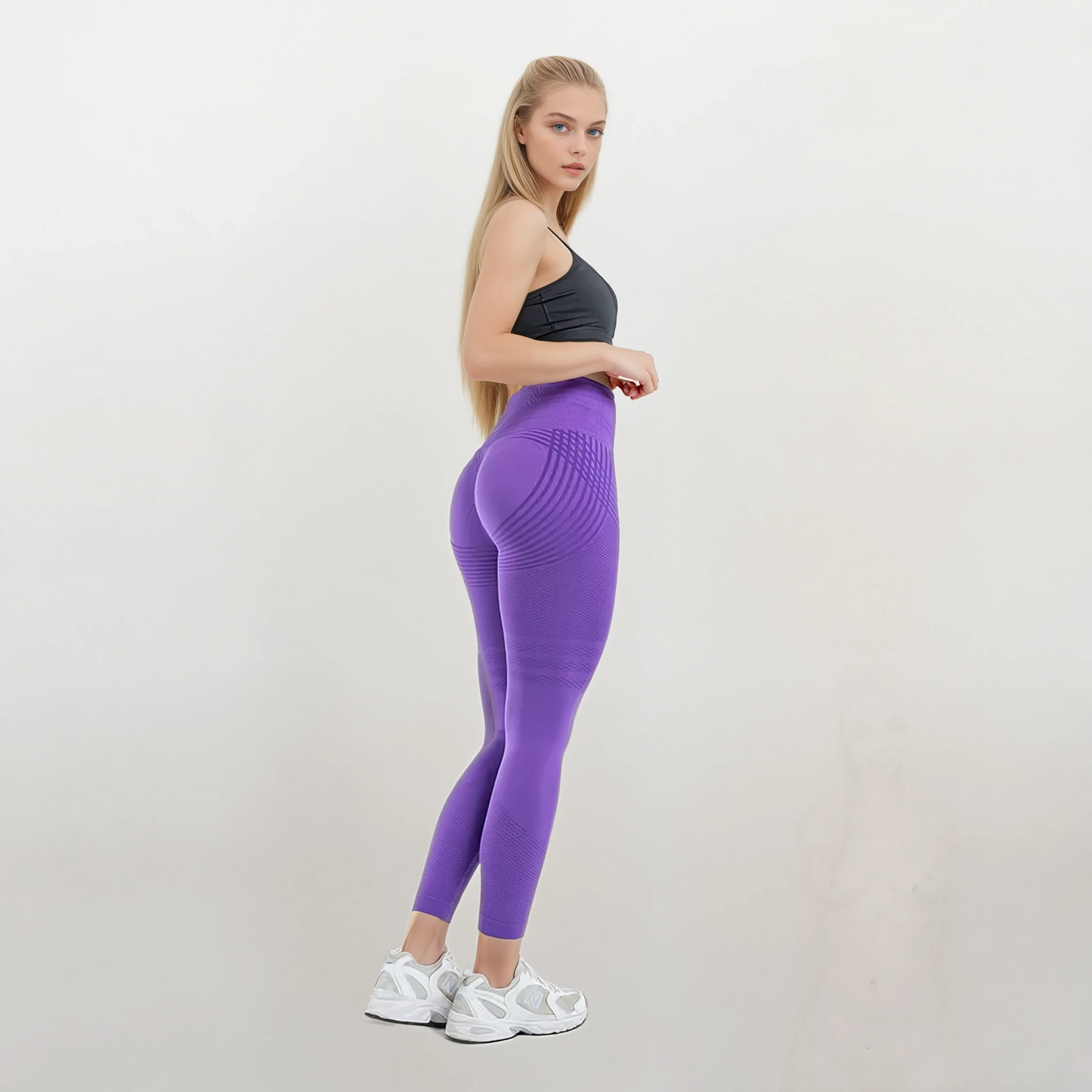 Anti Cellulitis 3D-Legging | Paars